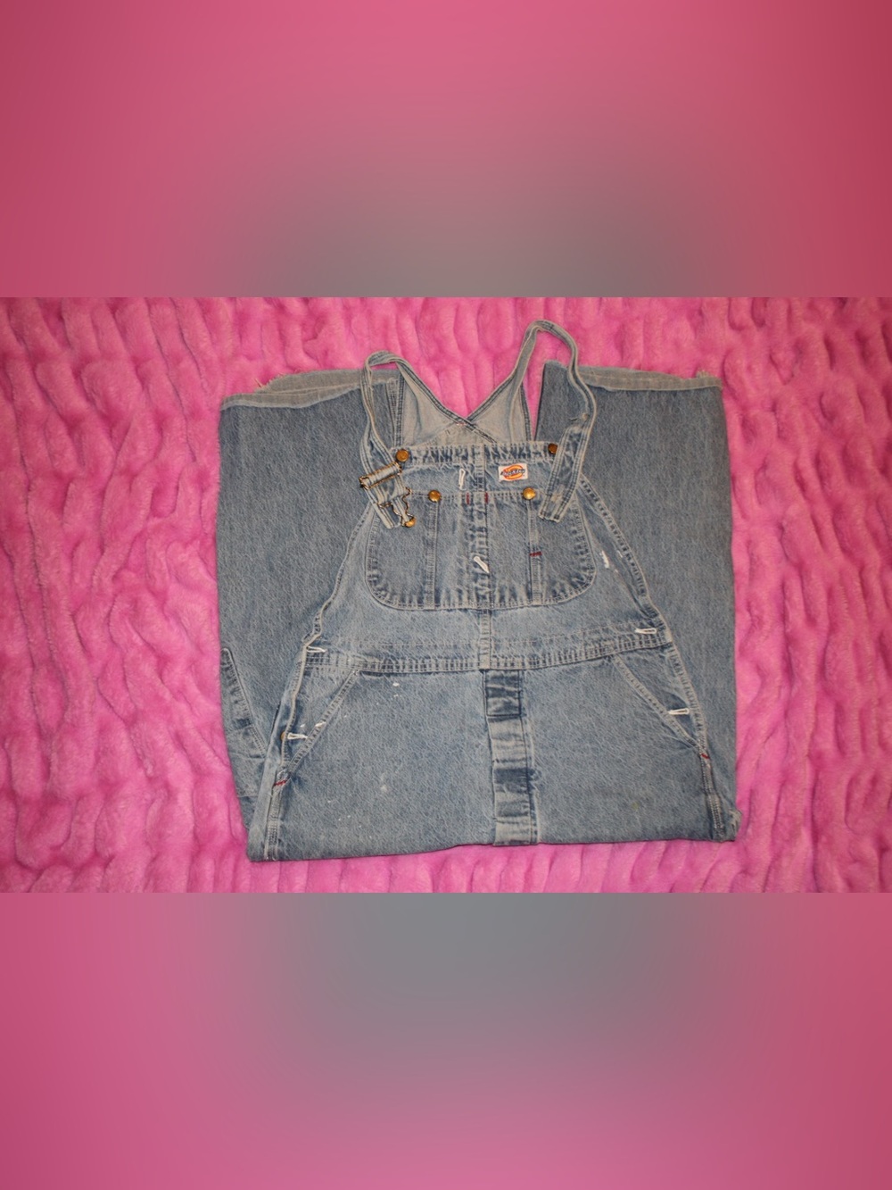Dickies Light Blue Denim Bib Overalls